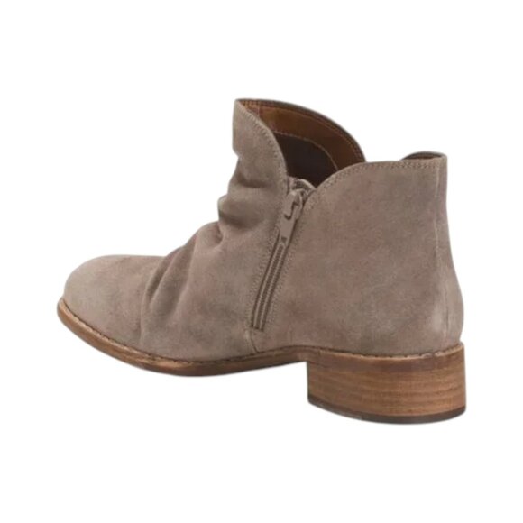 DIBA TRUE Taupe Suede Suede Rose Mera Booties - Picture 2 of 2